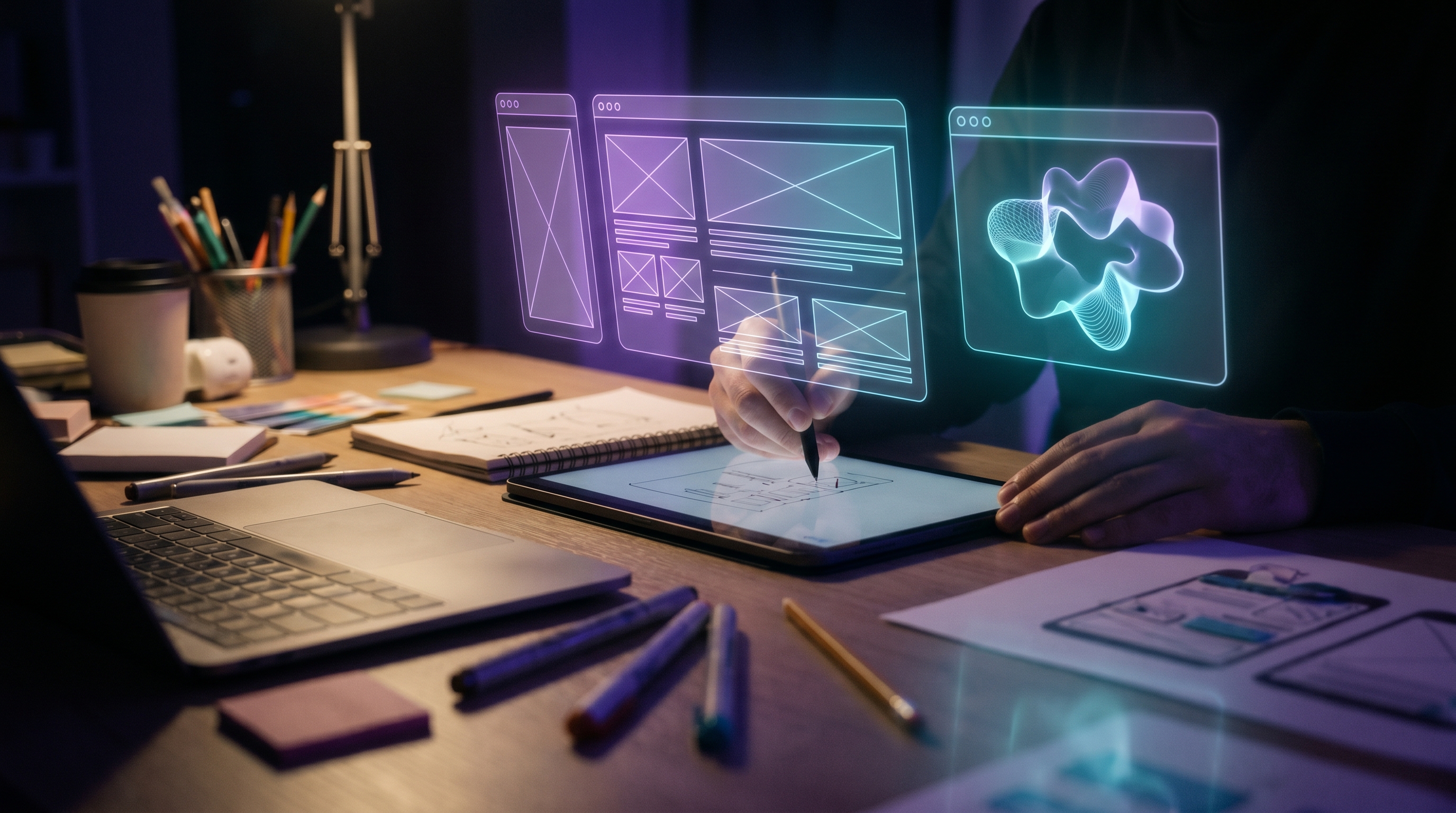 Brand identity and interface design by Unreal Studio